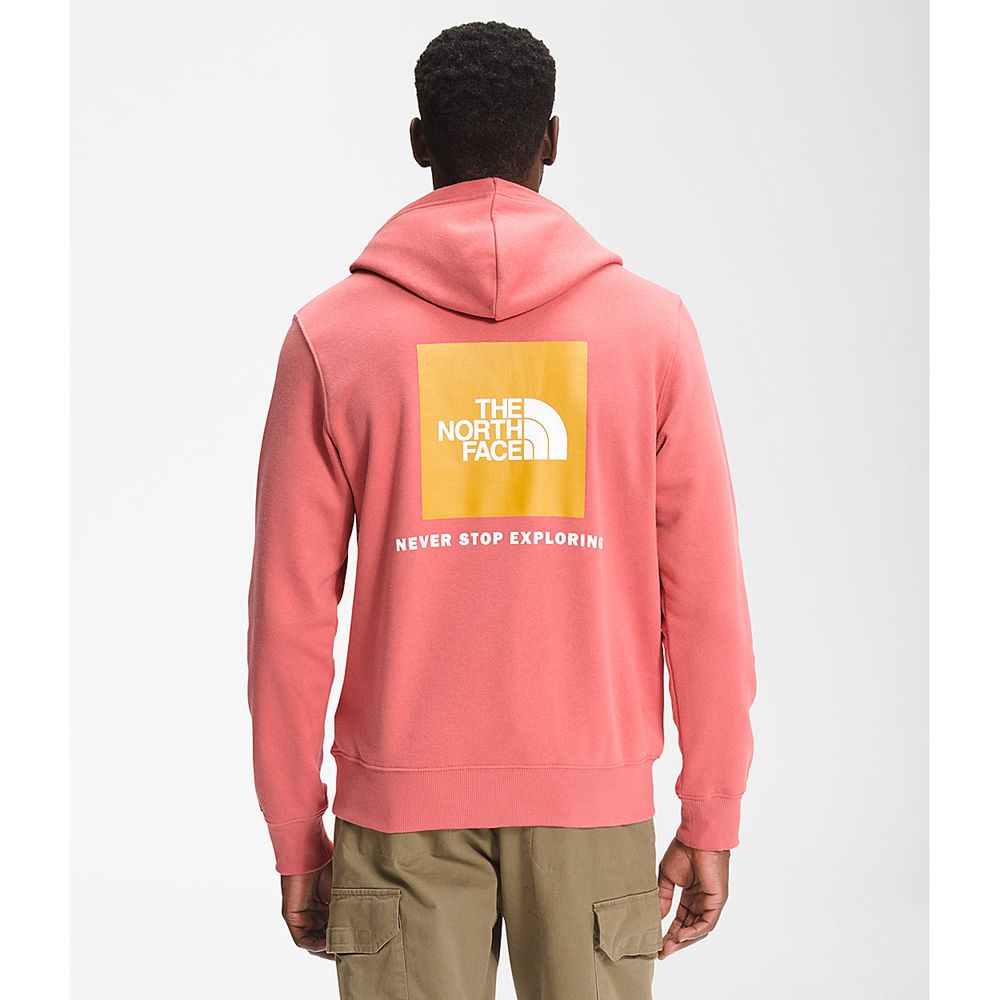 The North Face Hoodie Mens Australia - The North Face Box Nse Pullover Rose (FCN-936147)